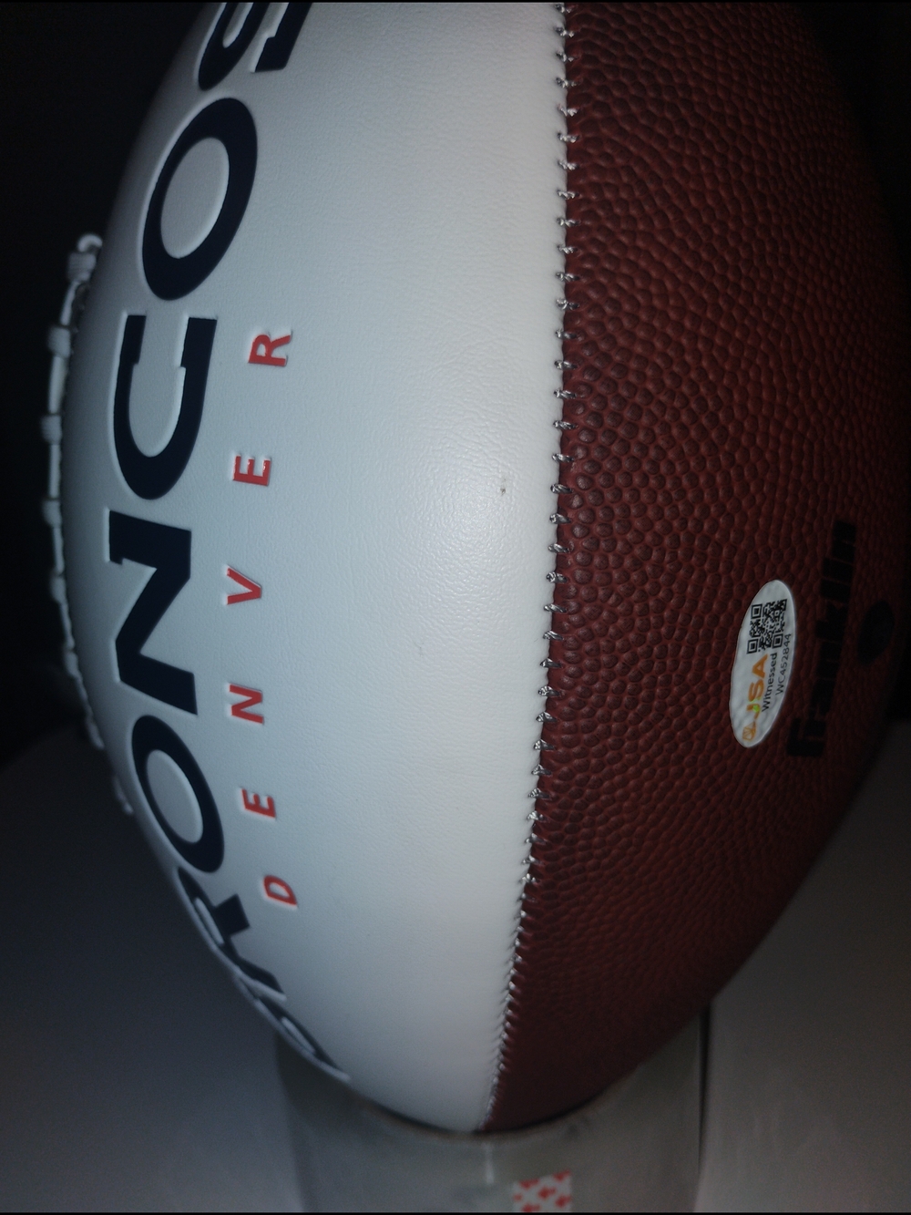 Denver Broncos Randy Gradishar Signed Authenticated Football - Picture 7 of 8
